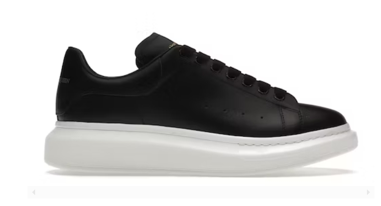 Alexander McQueen Black White Sole 553680WHGP51000