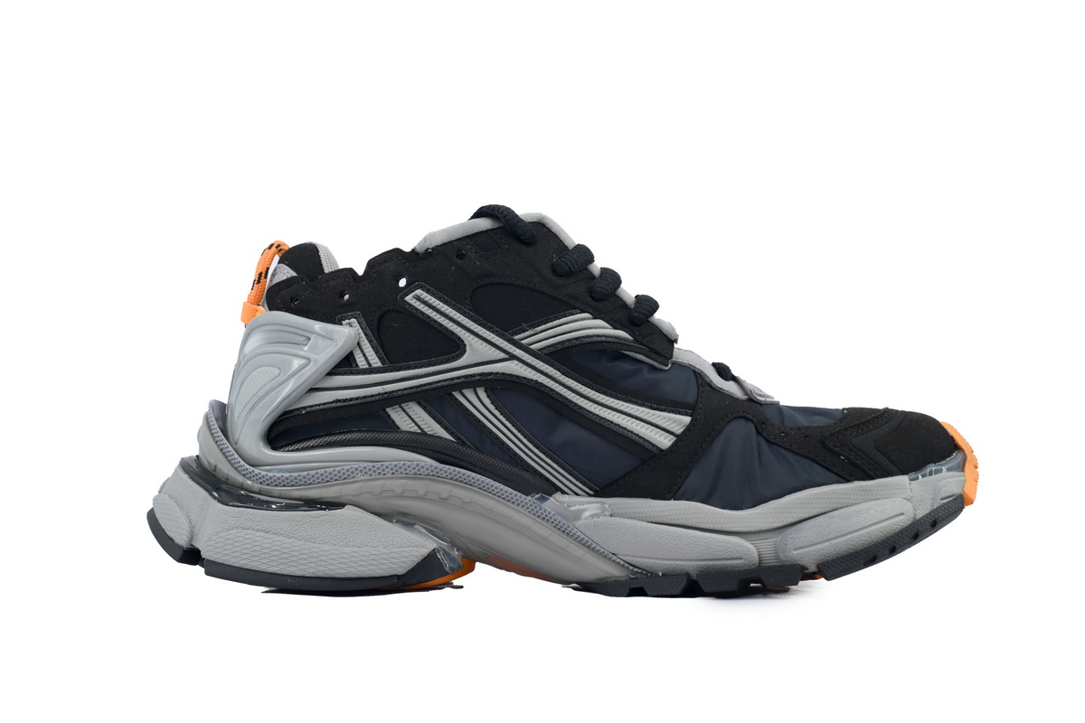Balenciaga Runner Worn-Out Black Fluo Orange 772774 W3RNY 1878