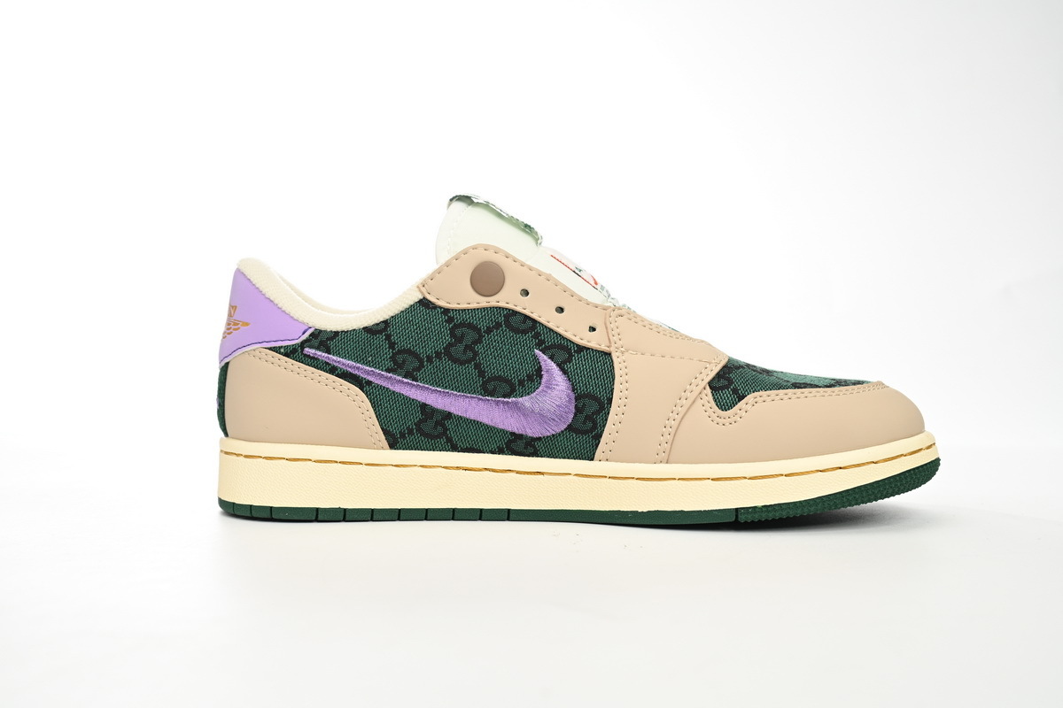 Air Jordan 1 Low Gucci Green Purple AV3918-800