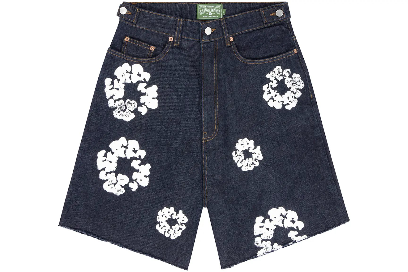 Denim Tears The Cotton Wreath Jean Short Selvedge