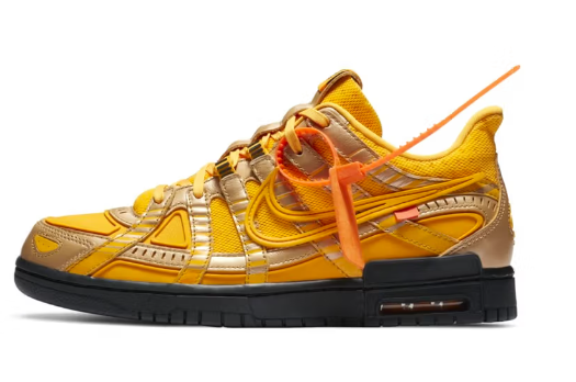Nike Air Rubber Dunk Off-White University Gold CU6015-700