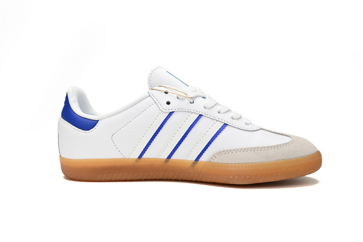 adidas Samba Leather Cloud White Lucid Blue IG2339