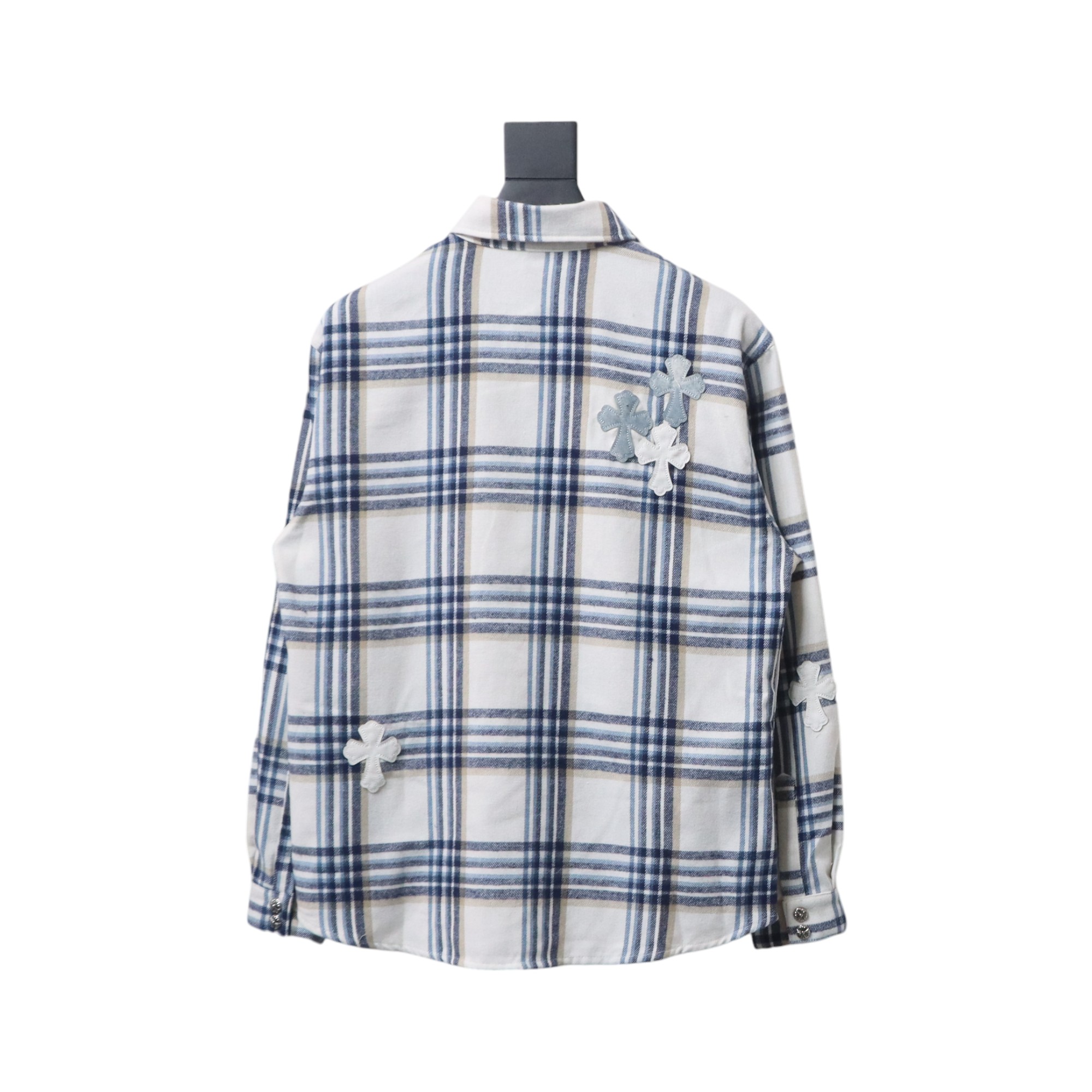 Chrome Hearts CH Flannel White Blue