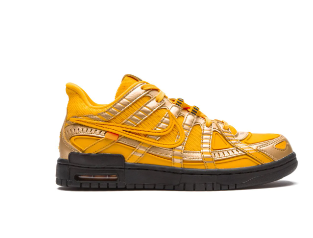 Nike Air Rubber Dunk Off-White University Gold CU6015-700