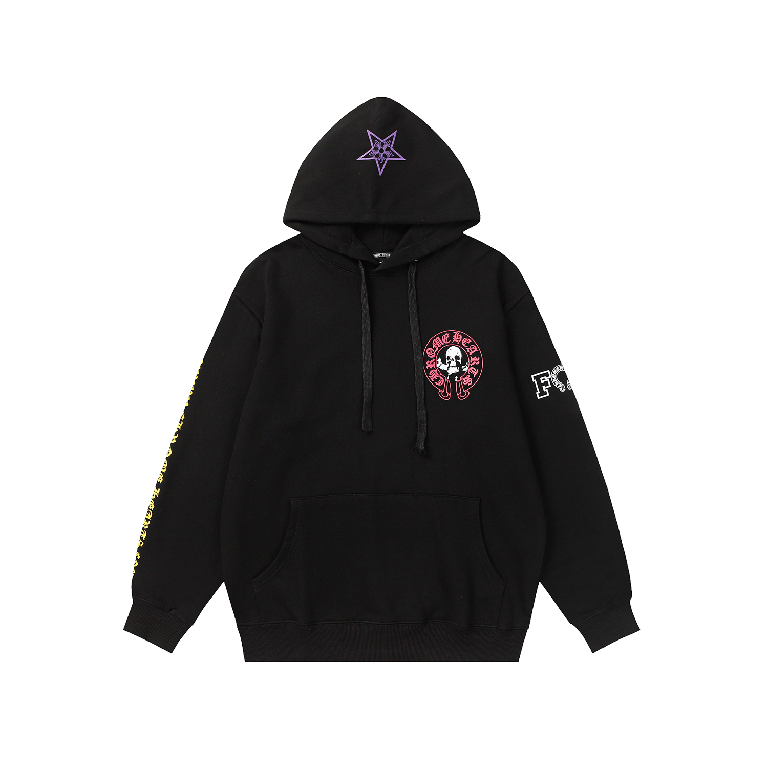 Chrome Hearts x Foti Skeleton Online Exclusive Hoodie Black