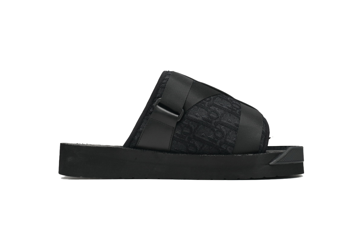 Alpha Sandal Oblique Black