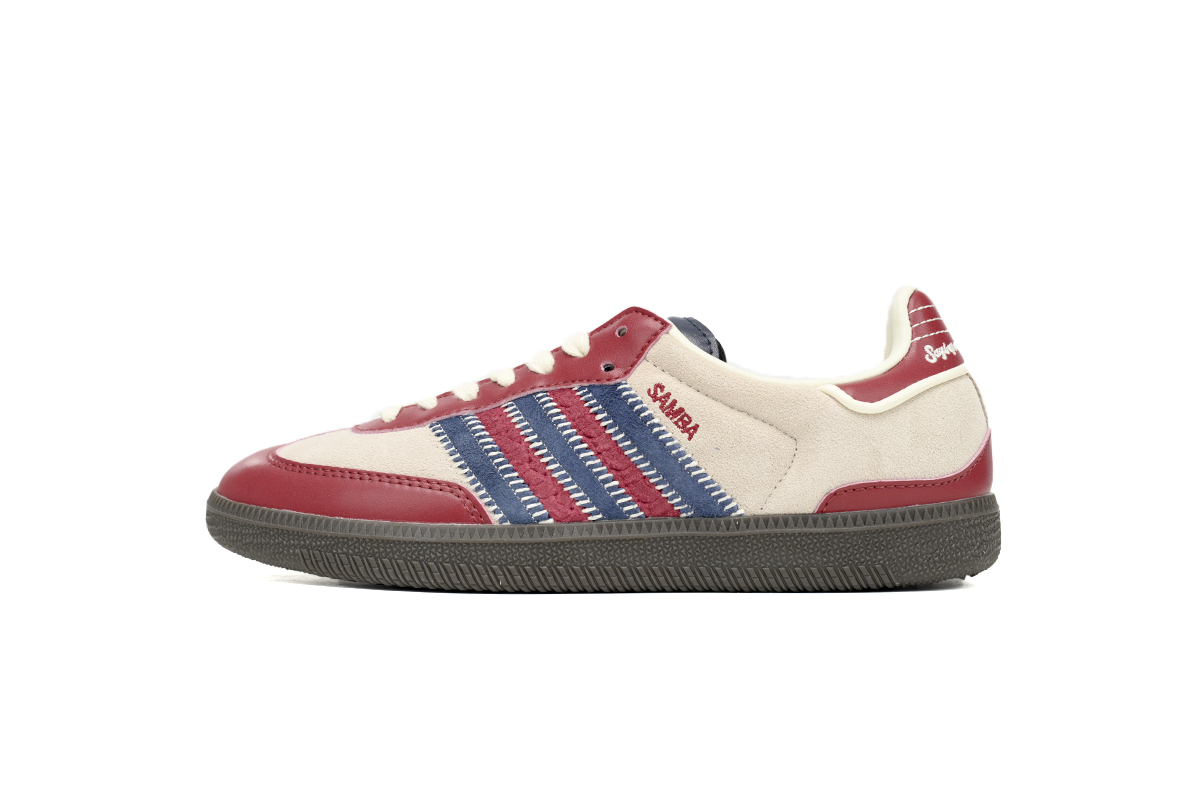 adidas Samba Beige Blue Red