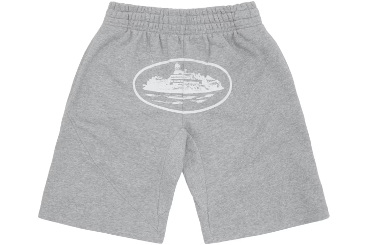 Corteiz Alcatraz Cargo Shorts Grey