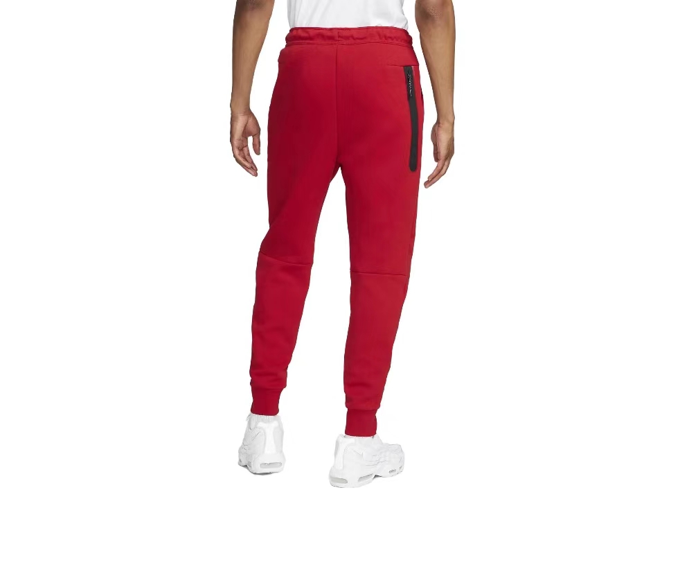 Nike Sportswear Tech Fleece Full-Zip Hoodie & Joggers Set Red