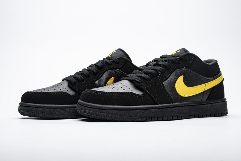 Air Jordan 1 Low Black Gold 553558-071