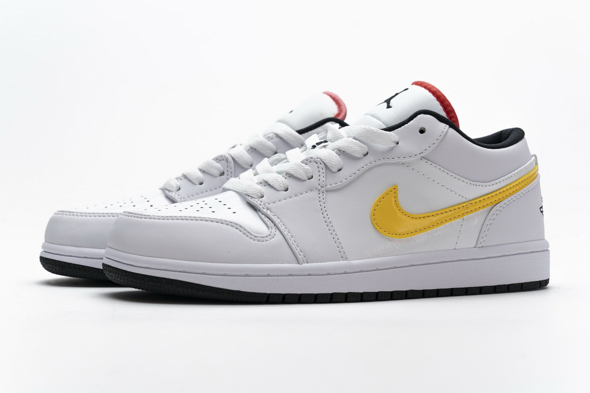 Air Jordan 1 Low White Multi-Color CW7009-100