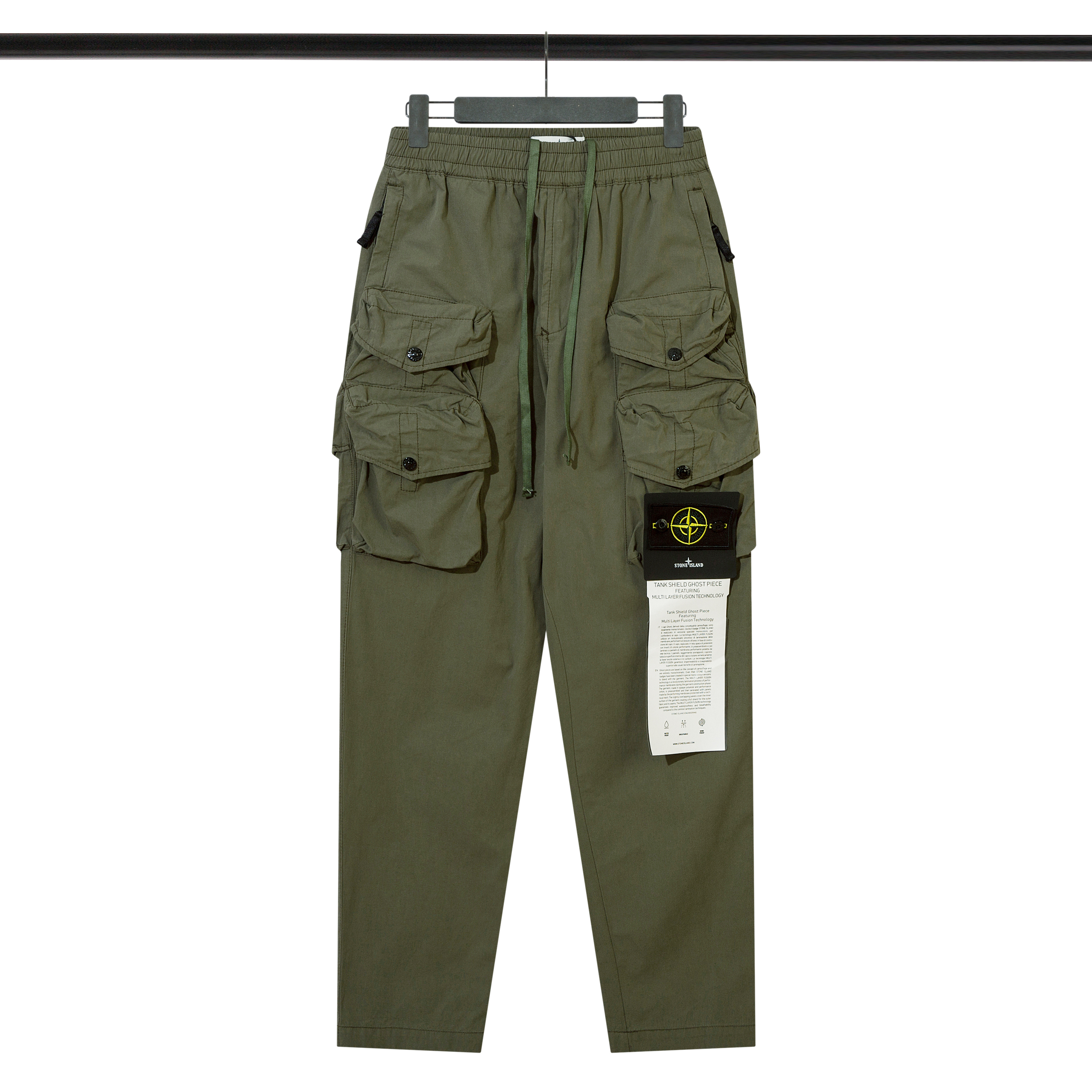 Stone Island Reactive Ice Camo Ripstop Cargo Pant Green 629#