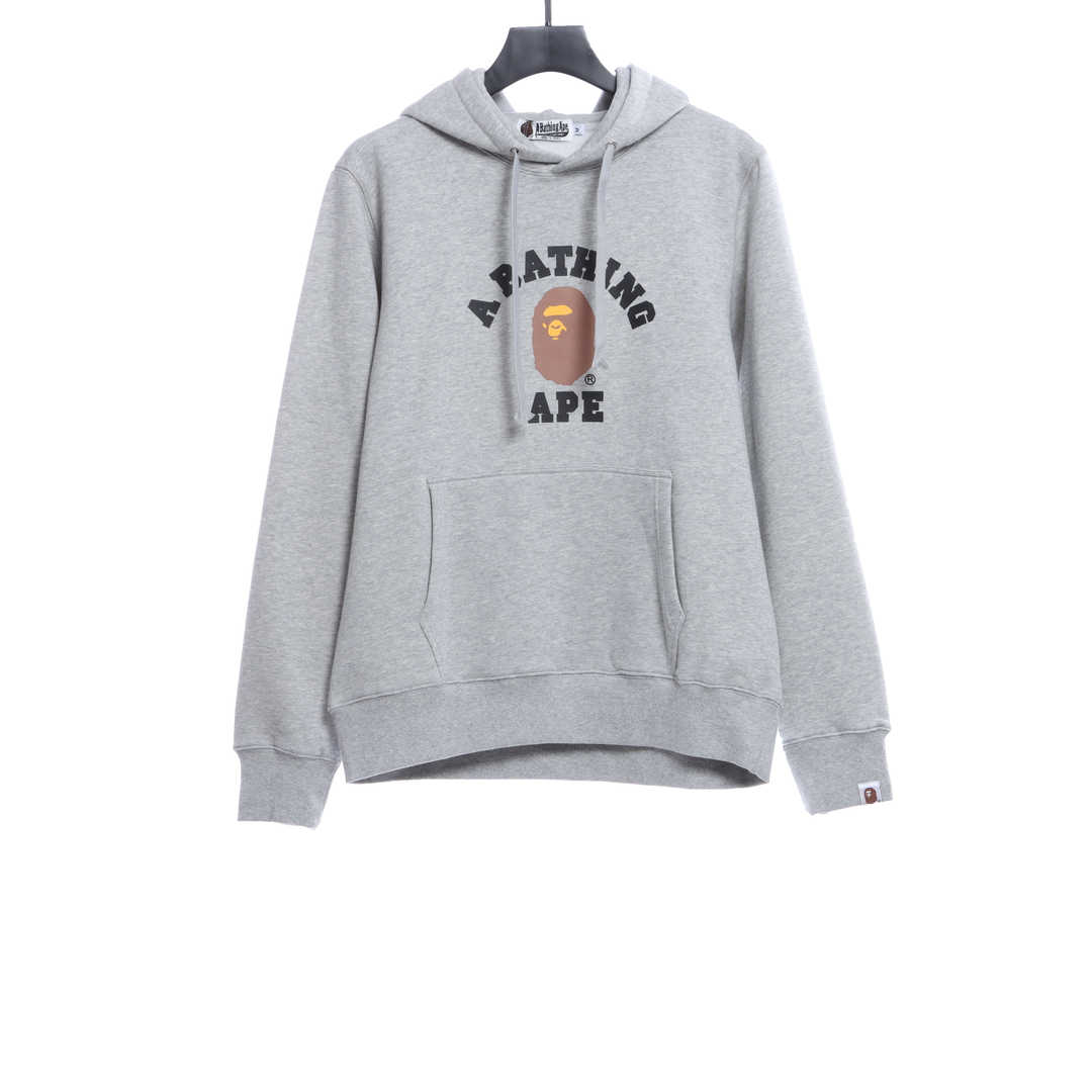 BAPE Pullover Hoodie Heather Grey