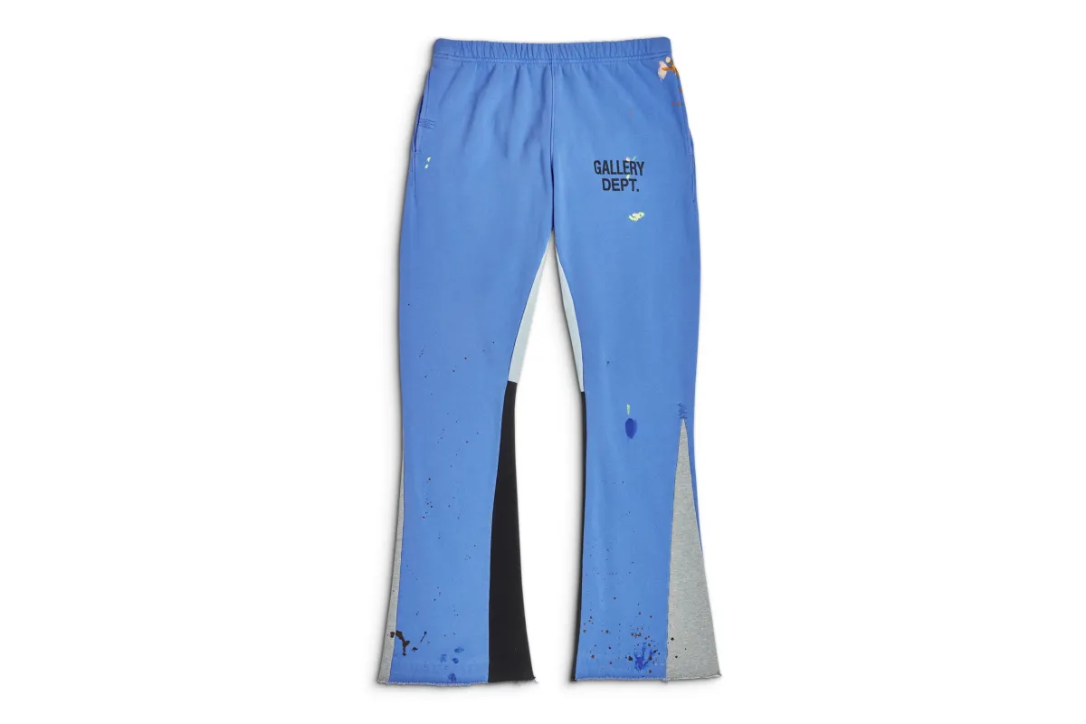 Gallery Dept. Painted Flare Sweatpants Royal Blues