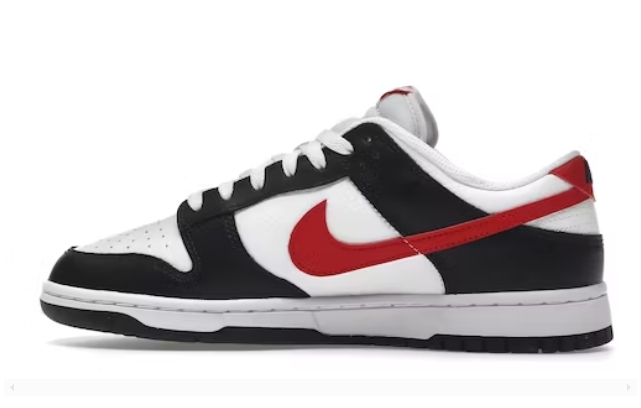 Nike Dunk Low Retro Red Swoosh Panda FB3354-001