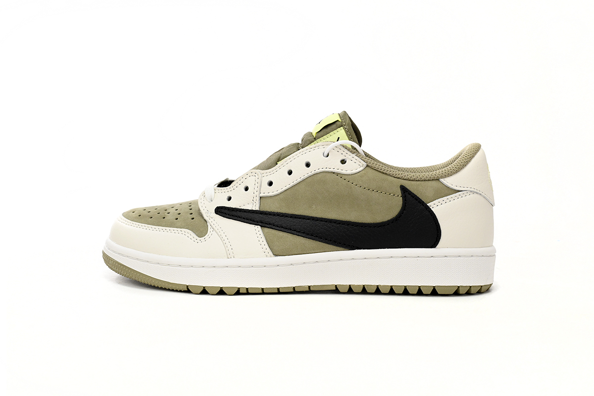 Jordan 1 Retro Low Golf Travis Scott Neutral Olive FZ3124-200