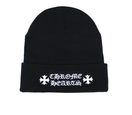 Chrome Hearts Logo Beanie Black