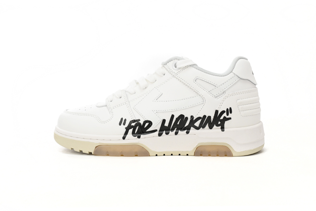 OFF-WHITE Out Of Office OOO Low Tops For Walking White Black OMIA189R2 1LEA00 20101