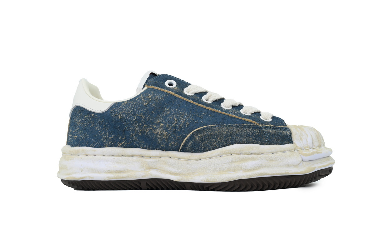 Maison Mihara Yasuhiro Blakey OG Sole Vintage Suede Low Blue