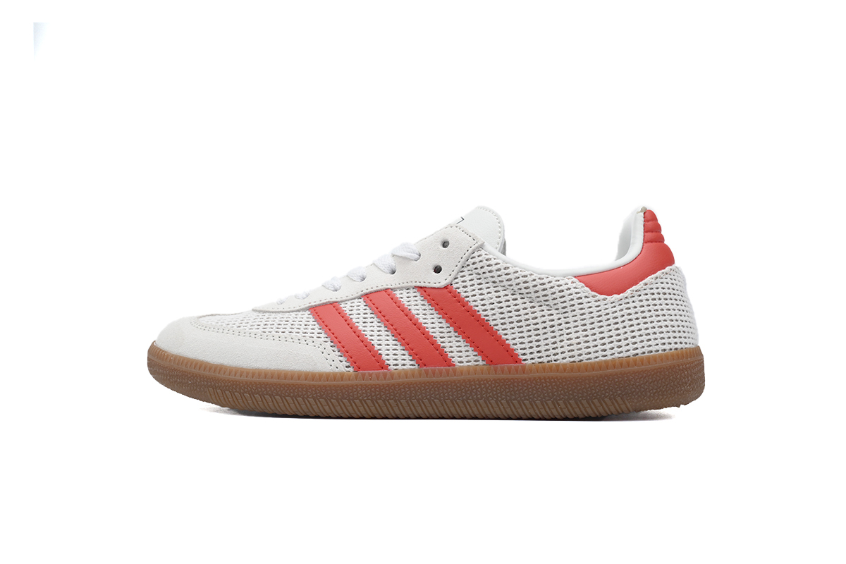 adidas Samba OG Crystal White Preloved Red IG1380
