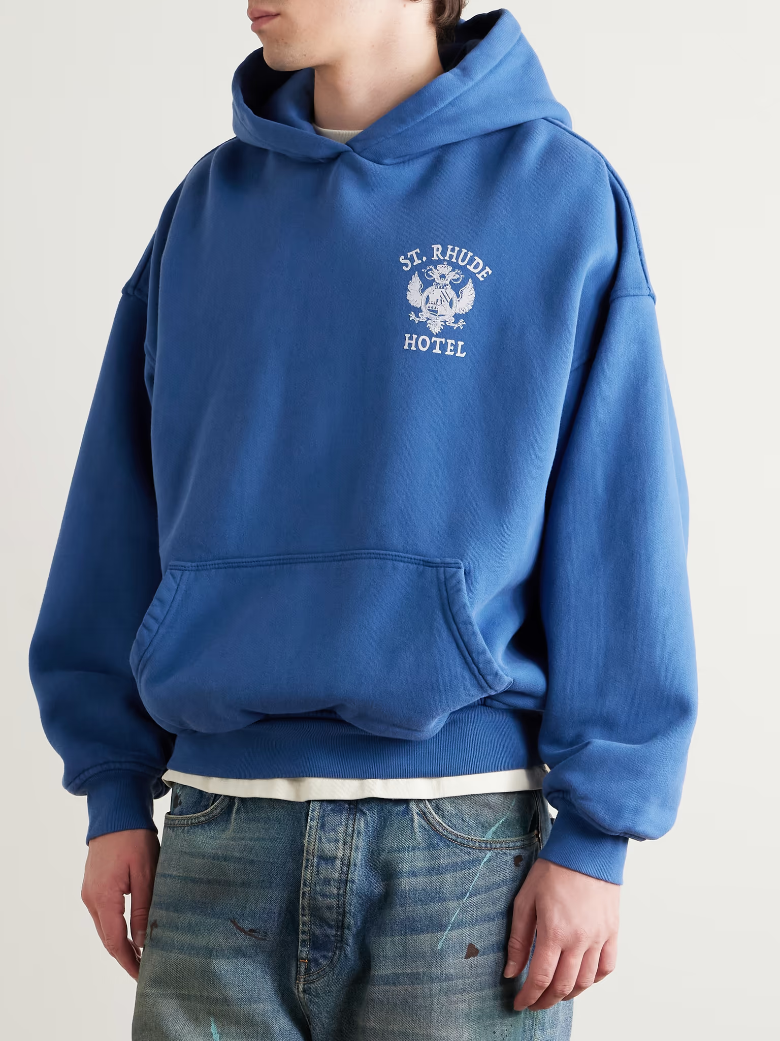 Rhude Hoodie Blue