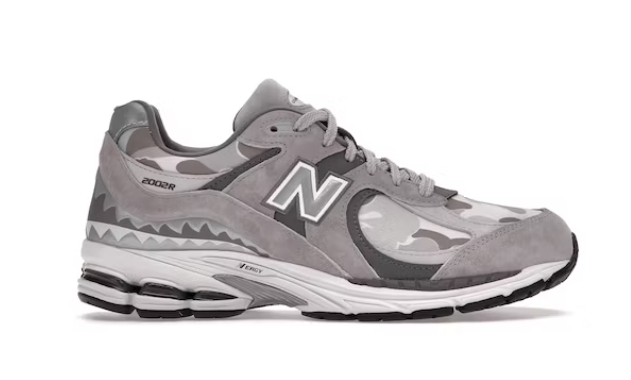 New Balance 2002R BAPE Grey M2002RBG