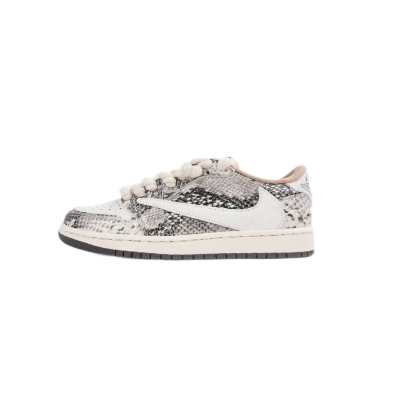 Jordan 1 Low Travis Scott Crackle Snake Skin
