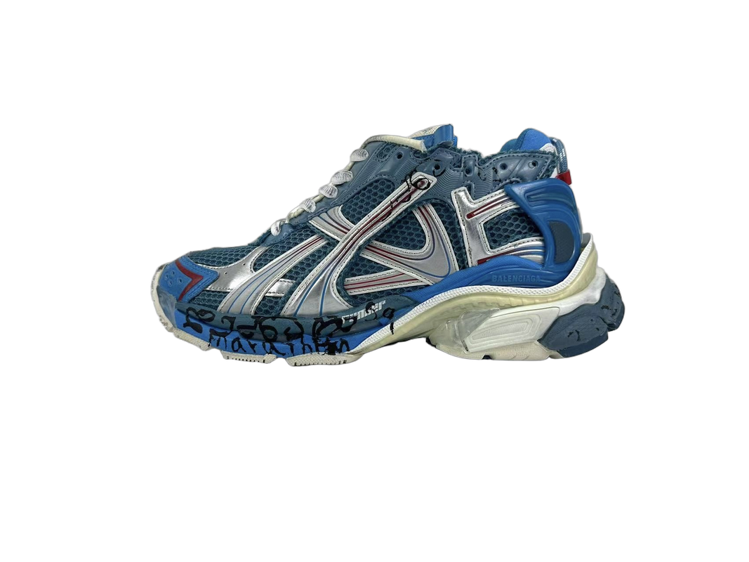 Balenciaga Runner Blue Graffiti
