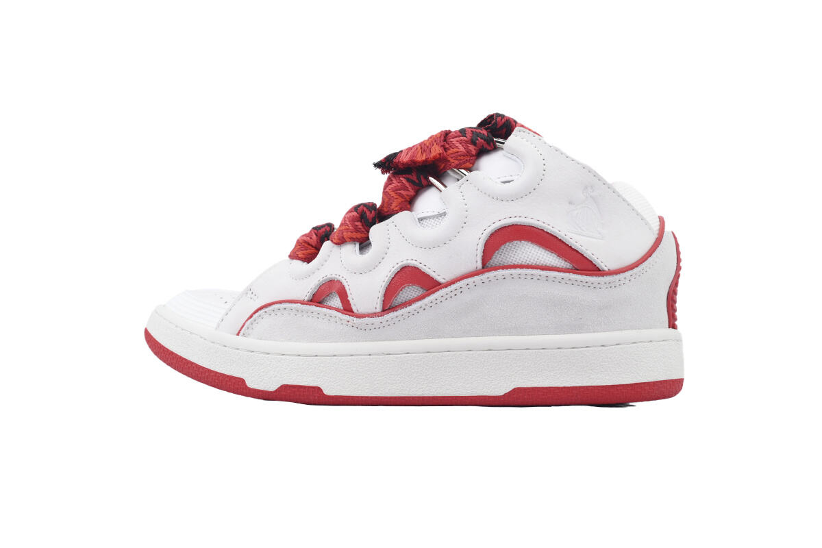 Lanvin Curb Sneakers Red
