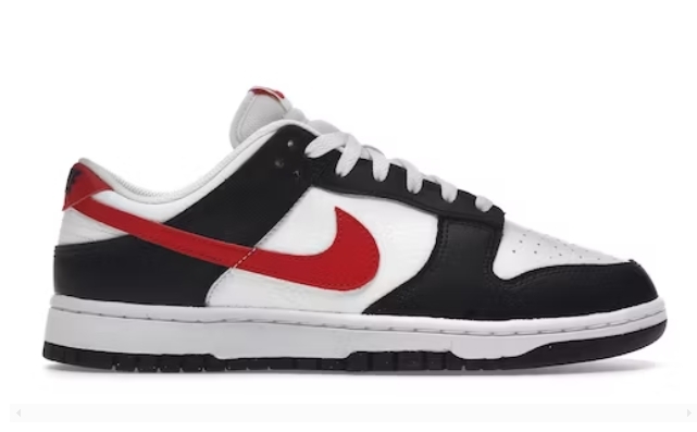 Nike Dunk Low Retro Red Swoosh Panda FB3354-001