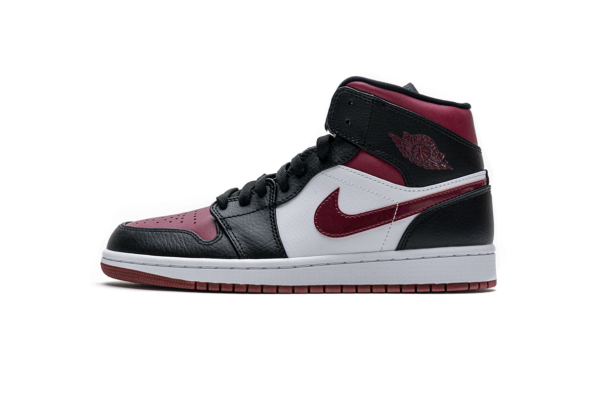Air Jordan 1 Mid Bred Toe 554724-066