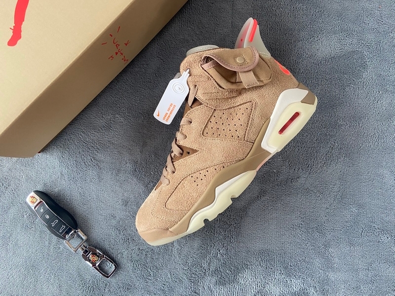 Travis Scott x Air Jordan 6 British Khaki DH0690-200