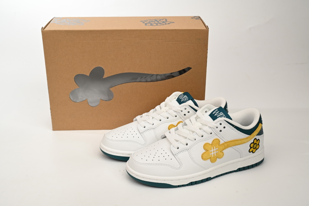 Nike SB Dunk Low WTP MOSS Beige Sun Yellow 1124-93-300