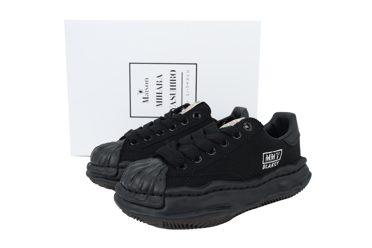 Maison Mihara Yasuhiro Blakey OG Sole Canvas Low Black