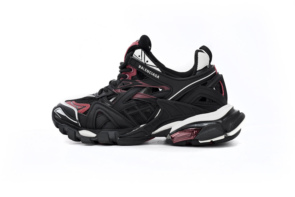 Balenciaga Track 2 Black Burgundy 568614 W2GN3 6000