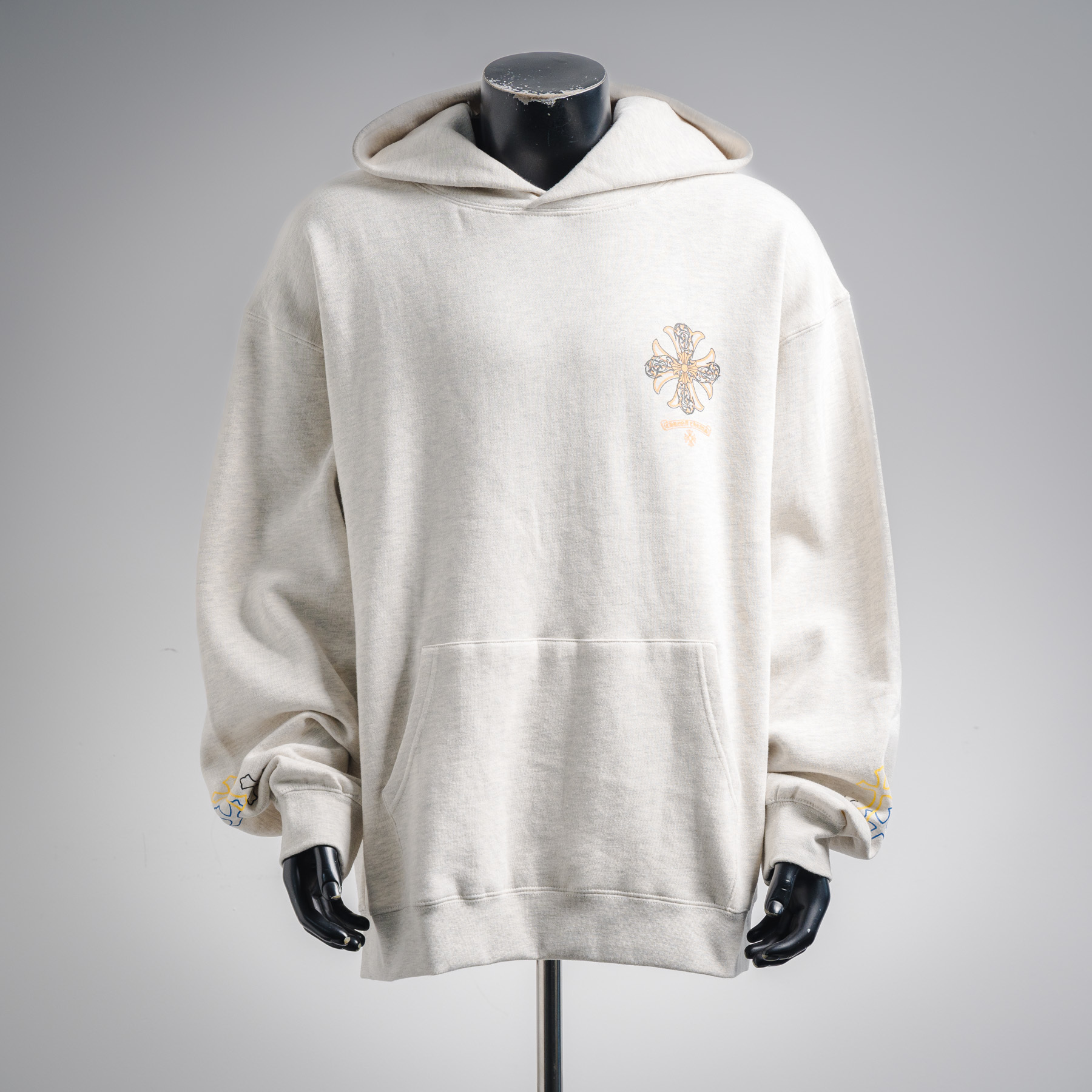 Chrome Hearts Cross Hoodie White