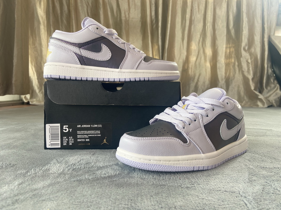 Air Jordan 1 Low Oxygen Purple 554723-505