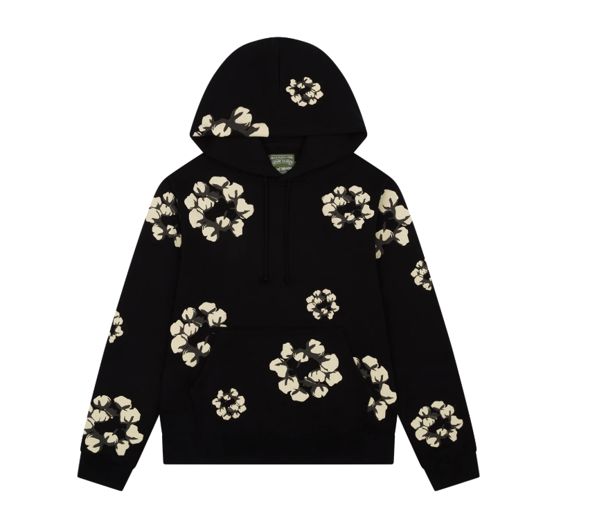 Denim Tears Cactus Tears Wreath Hoodie Black