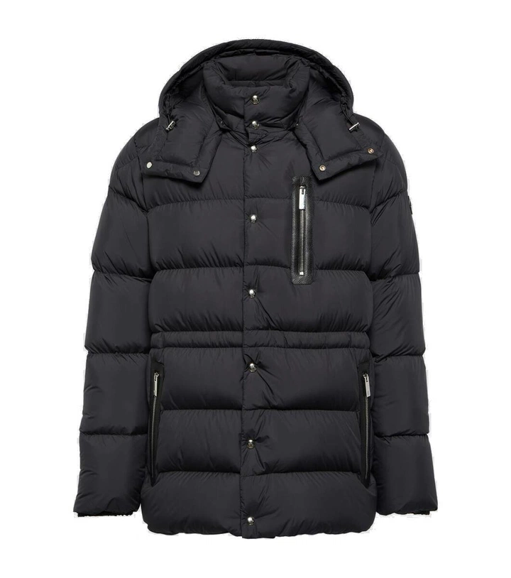 Moncler Bauges Detachable-Hood Jacket Black