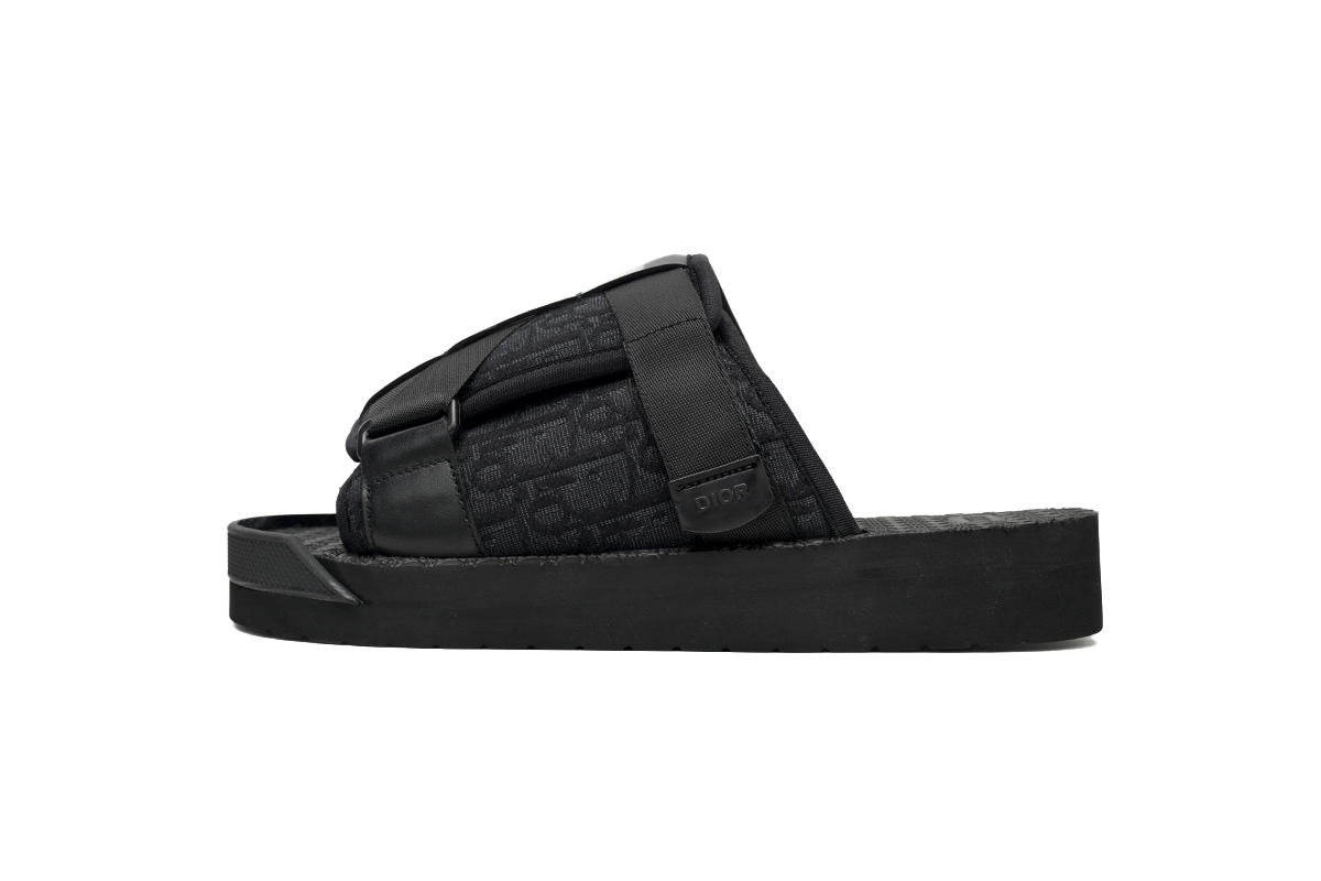 Alpha Sandal Oblique Black