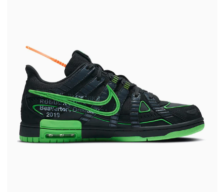 Nike Air Rubber Dunk Off-White Green Strike CU6015-001