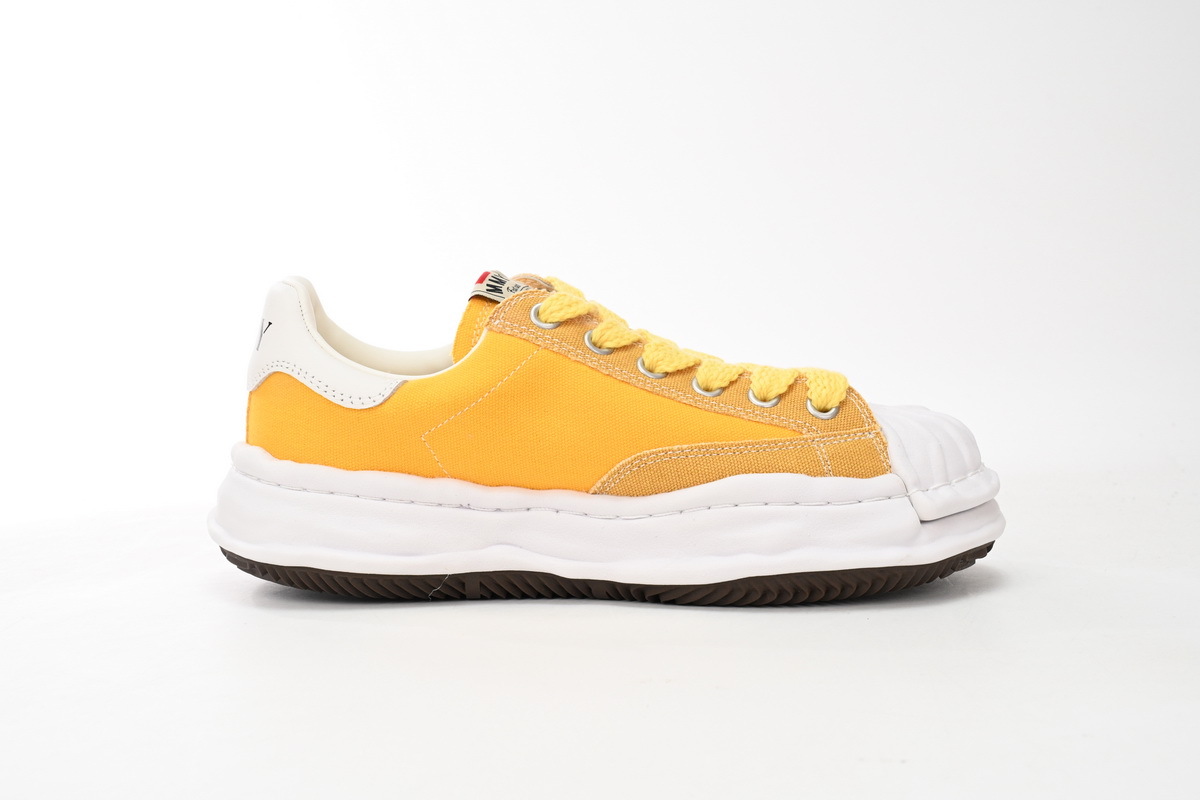 Maison Mihara Yasuhiro Blakey OG Sole Canvas Low Yellow