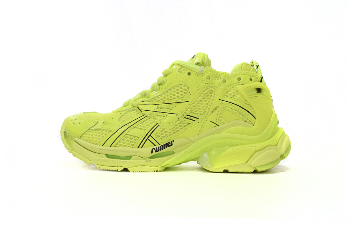 Balenciaga  Runner Sneaker Fluo Yellow 677402 W3RB4 7510