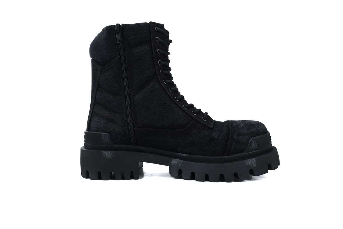 Balenciaga Strike Boots Black