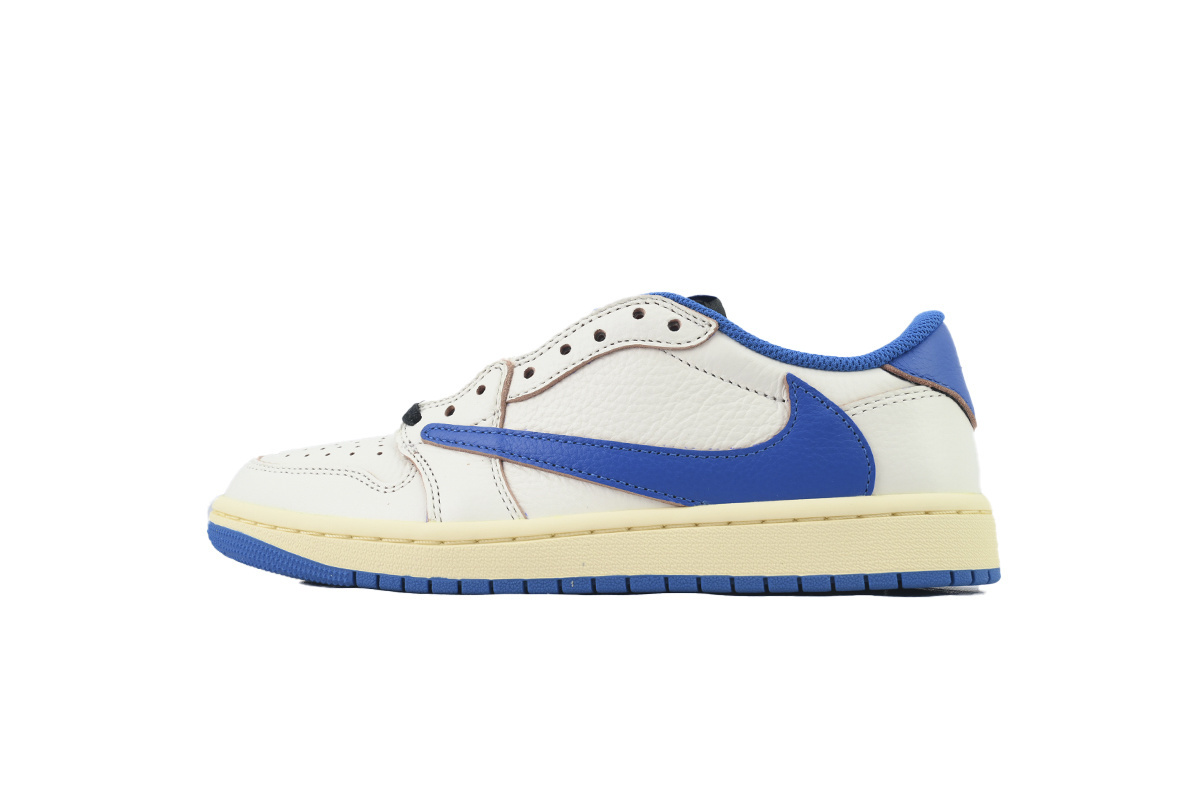 Jordan 1 Retro Low OG SP Fragment x Travis Scott Sail Military Blue DM7866-104