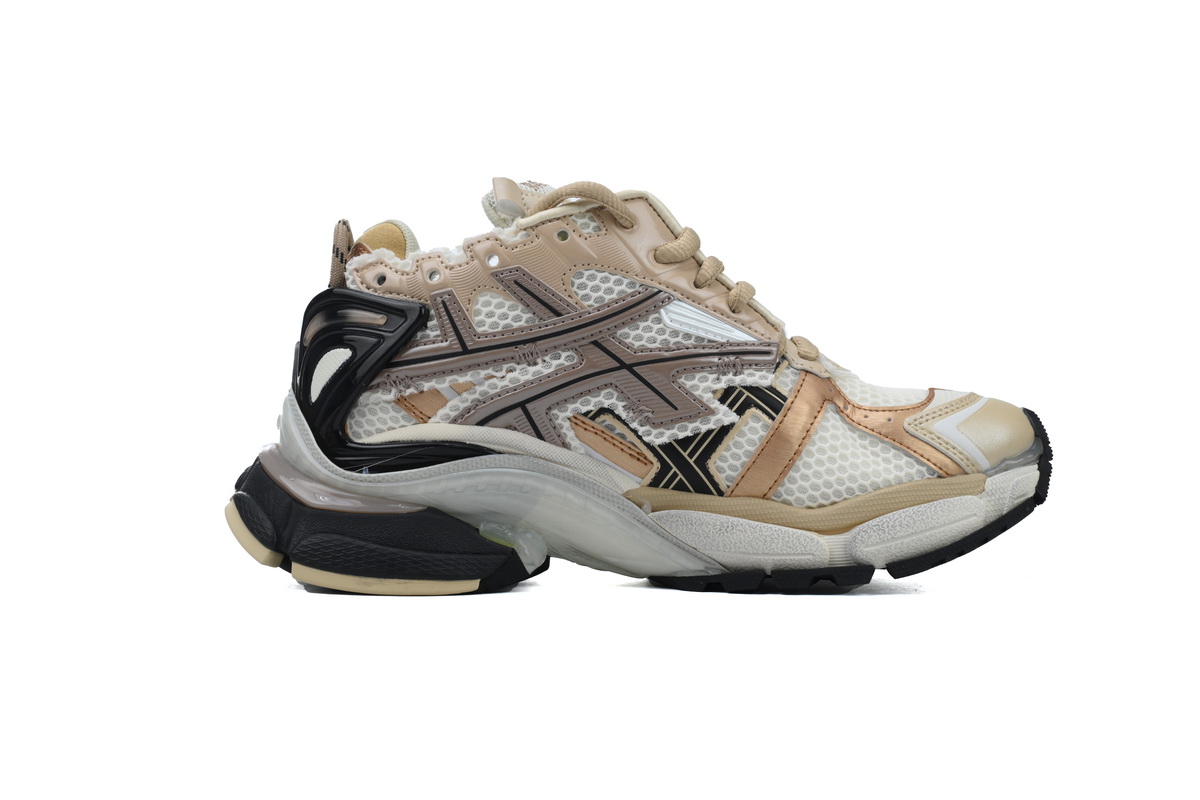 Balenciaga Runner Beige Black White 677403 W3RB3 9891