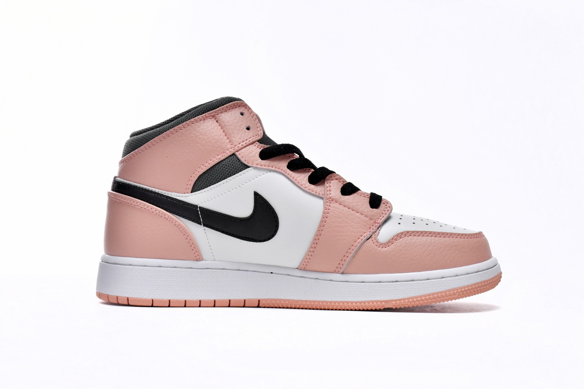 Jordan 1 Mid Pink Quartz 555112-603
