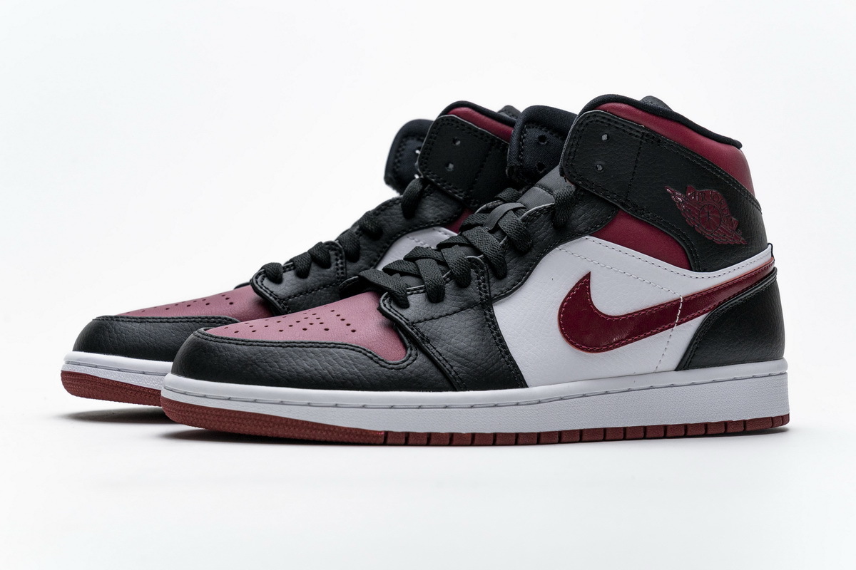Air Jordan 1 Mid Bred Toe 554724-066