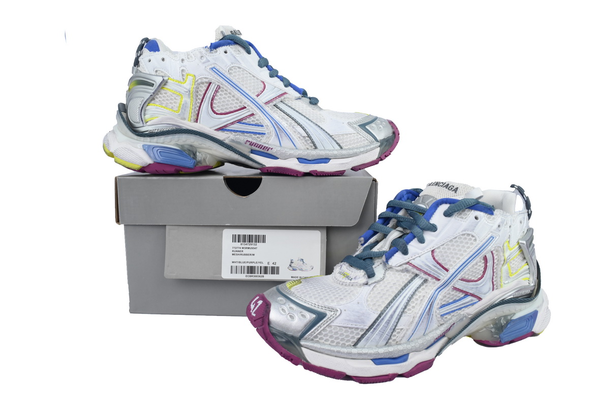 Balenciaga Runner Grey Multi 772767 W3RMU 9547