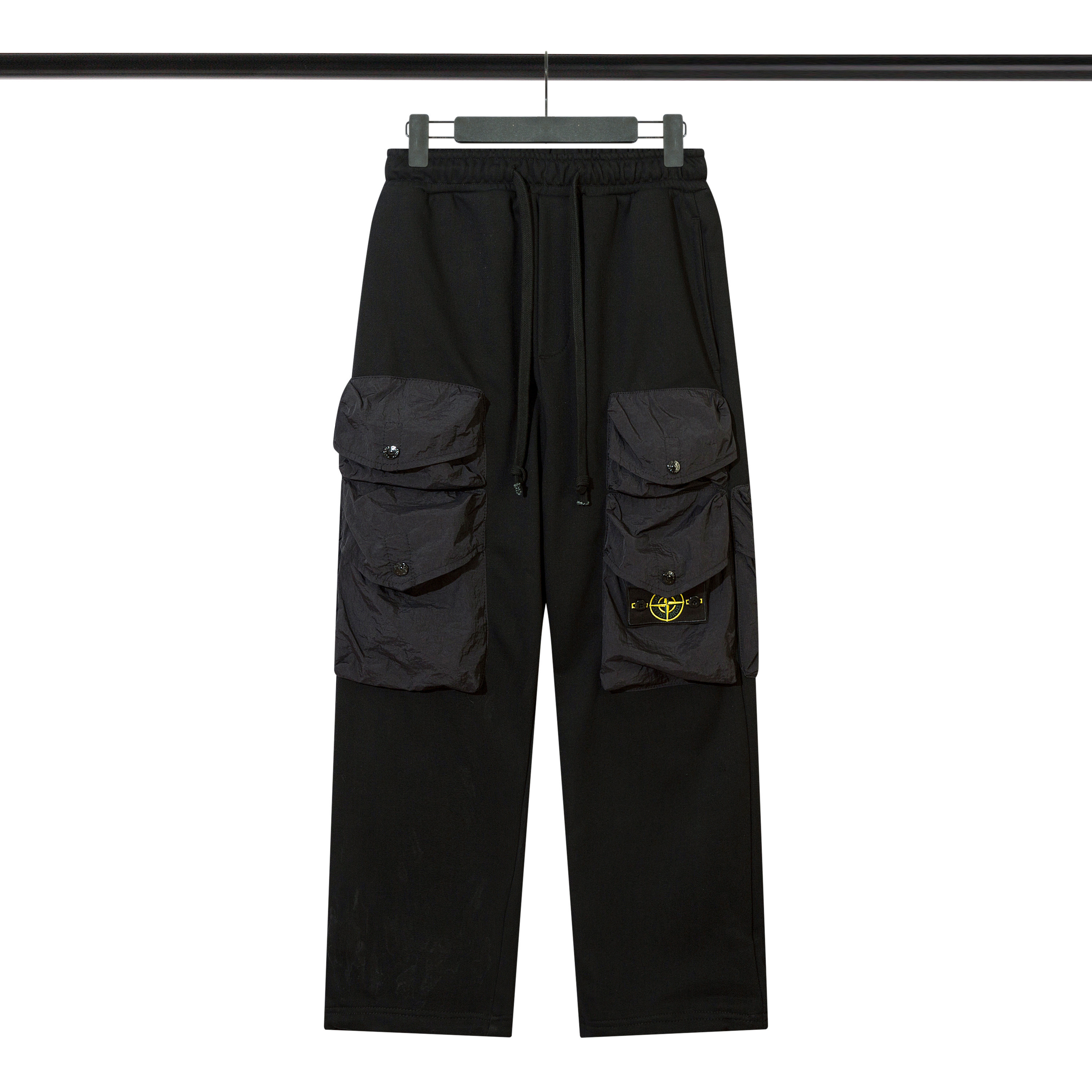 Stone Island Reactive Ice Camo Ripstop Cargo Pant Black 217#